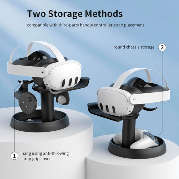 Suporte Universal para VR Headset, Compatível com Meta Quest 3, Quest 2, Pico 4, Vision Pro, PSVR2 - Image 2