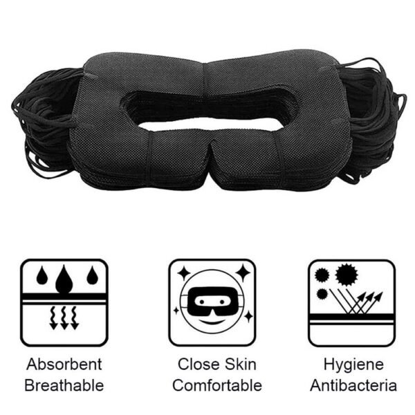 30/20/10 pacote vr máscara de olho higiênica descartável máscara de olho à prova de suor respirável, Universal - Image 3