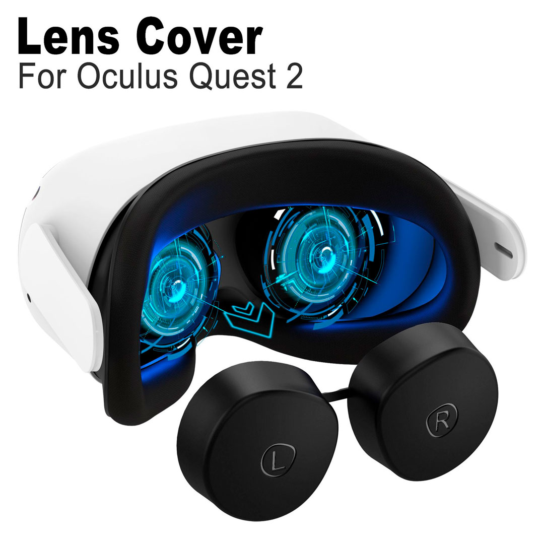 Capa para Meta Quest 3S, Quest 2, Capa de Proteção contra Dust-Proof Lens, Acessórios para Jogos